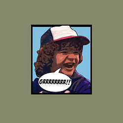 Свитшот хлопковый мужской Очень странные дела, цвет: авокадо — фото 2