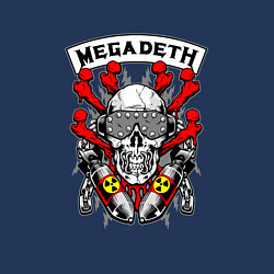 Свитшот хлопковый мужской Megadeth Rocker, цвет: тёмно-синий — фото 2