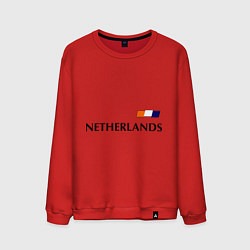 Свитшот хлопковый мужской Нидерланды: Уэсли Снейдер 10, цвет: красный