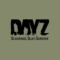 Свитшот хлопковый мужской DayZ: Slay Survive, цвет: авокадо — фото 2
