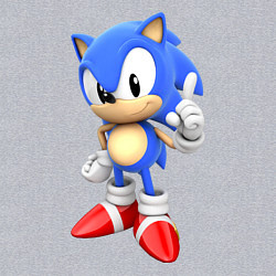 Свитшот хлопковый мужской Classic Sonic, цвет: меланж — фото 2