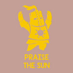 Свитшот хлопковый мужской Praise the Sun, цвет: пыльно-розовый — фото 2