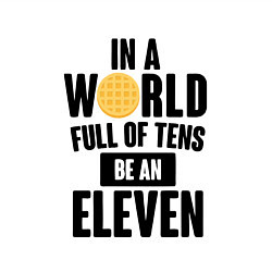 Свитшот хлопковый мужской Be A Eleven, цвет: белый — фото 2