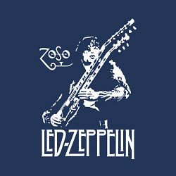 Свитшот хлопковый мужской Led Zeppelin, цвет: тёмно-синий — фото 2