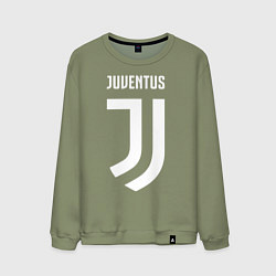 Свитшот хлопковый мужской FC Juventus, цвет: авокадо