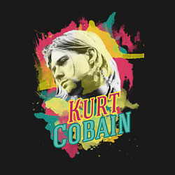 Свитшот хлопковый мужской Kurt Cobain Paints, цвет: черный — фото 2