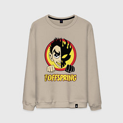 Свитшот хлопковый мужской The Offspring Boy, цвет: миндальный