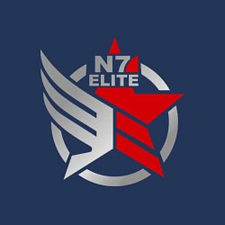 Свитшот хлопковый мужской N7 Elite, цвет: тёмно-синий — фото 2