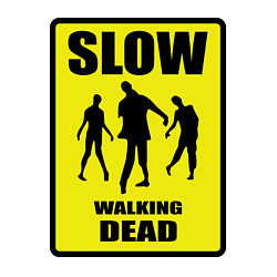 Свитшот хлопковый мужской Slow walking dead, цвет: белый — фото 2