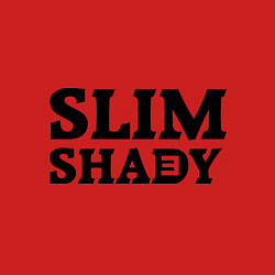 Свитшот хлопковый мужской Slim Shady: Big E, цвет: красный — фото 2