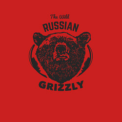 Свитшот хлопковый мужской Russian Grizzly, цвет: красный — фото 2