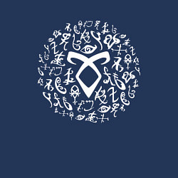 Свитшот хлопковый мужской Shadowhunters Runes, цвет: тёмно-синий — фото 2