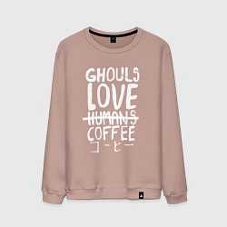 Мужской свитшот Ghouls Love Coffee