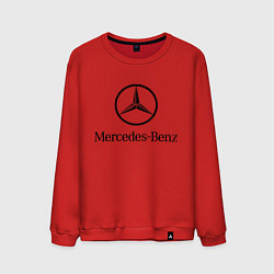 Свитшот хлопковый мужской Logo Mercedes-Benz, цвет: красный