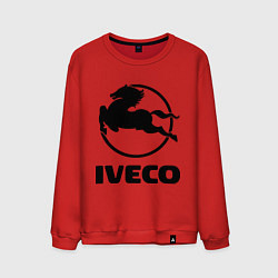 Свитшот хлопковый мужской Iveco, цвет: красный
