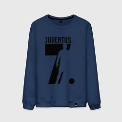 Свитшот хлопковый мужской Juventus: Ronaldo 7, цвет: тёмно-синий