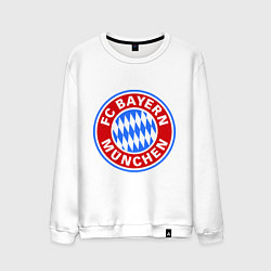 Свитшот хлопковый мужской Bayern Munchen FC, цвет: белый