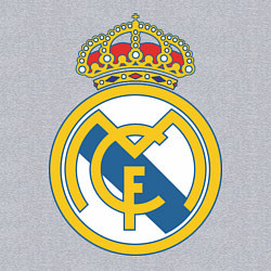 Свитшот хлопковый мужской Real Madrid FC, цвет: меланж — фото 2