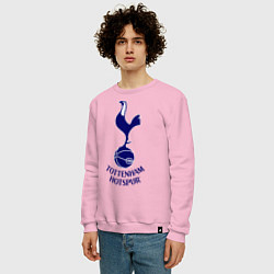 Свитшот хлопковый мужской Tottenham FC, цвет: светло-розовый — фото 2