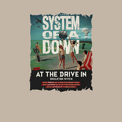 Свитшот хлопковый мужской System of a Down, цвет: миндальный — фото 2