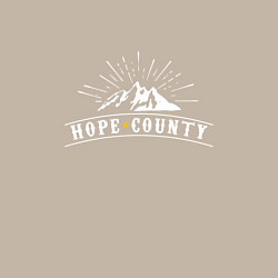 Свитшот хлопковый мужской Hope Count: Mountain, цвет: миндальный — фото 2