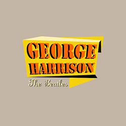 Свитшот хлопковый мужской George Harrison: The Beatles, цвет: миндальный — фото 2