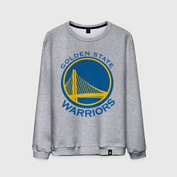 Свитшот хлопковый мужской Golden state Warriors, цвет: меланж