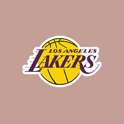 Свитшот хлопковый мужской LA Lakers, цвет: пыльно-розовый — фото 2