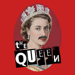 Свитшот хлопковый мужской The Queen, цвет: красный — фото 2