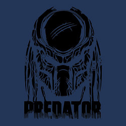 Свитшот хлопковый мужской Predator Mask, цвет: тёмно-синий — фото 2