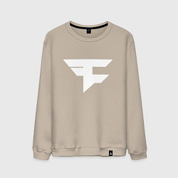 Свитшот хлопковый мужской FAZE Symbol, цвет: миндальный