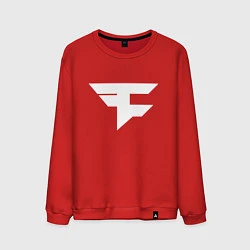 Свитшот хлопковый мужской FAZE Symbol, цвет: красный