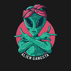 Свитшот хлопковый мужской Alien Gangster, цвет: черный — фото 2