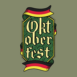 Свитшот хлопковый мужской Oktoberfest Germany, цвет: авокадо — фото 2