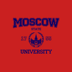 Свитшот хлопковый мужской MGU Moscow University, цвет: красный — фото 2
