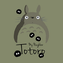 Свитшот хлопковый мужской My Neighbor Totoro, цвет: авокадо — фото 2