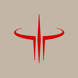 Свитшот хлопковый мужской Quake logo, цвет: миндальный — фото 2