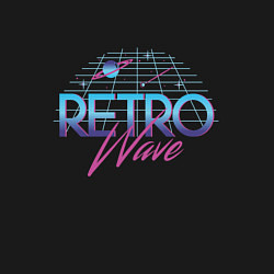 Свитшот хлопковый мужской Retrowave Spacetraveling, цвет: черный — фото 2