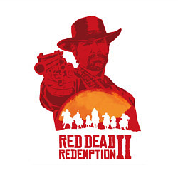 Свитшот хлопковый мужской Red Dead Redemption 2, цвет: белый — фото 2