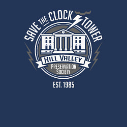 Свитшот хлопковый мужской Back to the future 5, цвет: тёмно-синий — фото 2