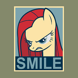 Свитшот хлопковый мужской MLP: Smile, цвет: авокадо — фото 2