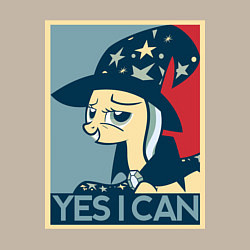 Свитшот хлопковый мужской MLP: Yes I Can, цвет: миндальный — фото 2