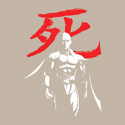 Свитшот хлопковый мужской Saitama Hero, цвет: миндальный — фото 2