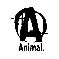 Свитшот хлопковый мужской Animal Logo, цвет: белый — фото 2