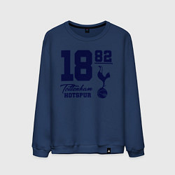 Свитшот хлопковый мужской FC Tottenham 1882, цвет: тёмно-синий