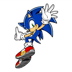 Свитшот хлопковый мужской Sonic, цвет: белый — фото 2