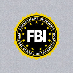 Свитшот хлопковый мужской FBI Departament, цвет: меланж — фото 2