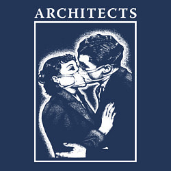 Свитшот хлопковый мужской Architects: Love, цвет: тёмно-синий — фото 2