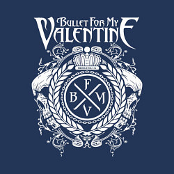 Свитшот хлопковый мужской Bullet For My Valentine, цвет: тёмно-синий — фото 2