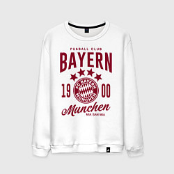 Свитшот хлопковый мужской Bayern Munchen 1900, цвет: белый